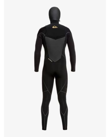 Neopreno con cremallera en el pecho y capucha Quiksilver 5/4/3mm Highline Plus negro para Hombre