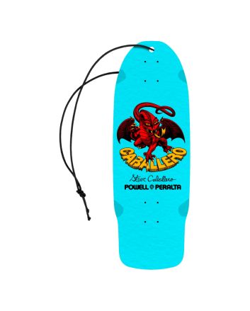 Ambientador para coche Powell Peralta Bones Brigade Series 15 Steve Caballero Azul Claro Aroma Piña