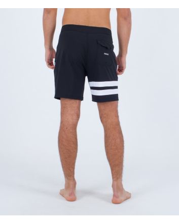 Hombre con bañador boardshort Hurley Block Party 18" negro