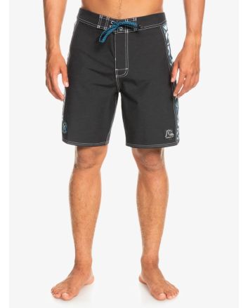 Hombre con bañador boardshort Quiksilver Original Arch Blank Canvas 18" negro 