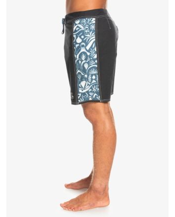 Hombre con bañador boardshort Quiksilver Original Arch Blank Canvas 18" negro 