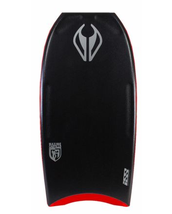 Tabla de Bodyboard NMD Max Castillo NRG+ ISS en color negro metalizado y gris oscuro