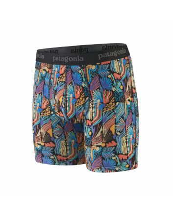 Calzoncillos Patagonia M's Essential Boxer Briefs 6" Joy Pitch Blue para hombre