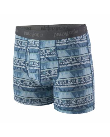 Calzoncillos Patagonia M's Essential Boxer Briefs 3" Home Dolomite Blue para hombre 