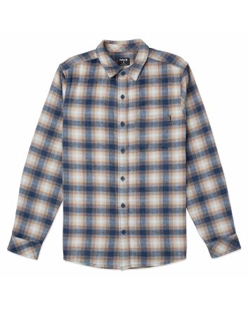 Camisa de franela Hurley Portland Heavyweight Iron Ore para hombre
