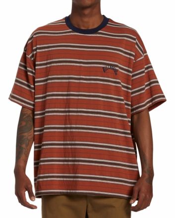 Hombre con camiseta de manga corta Billabong Baxter Rust