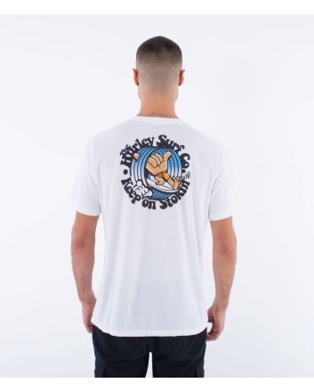 Hombre con Camiseta de manga corta Hurley Everyday Stokin Blanca 