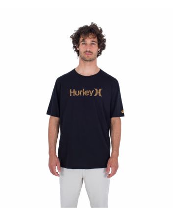 Hombre con camiseta de manga corta Hurley Toledo One and Only Negra