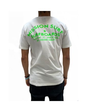 Hombre con Camiseta de manga corta Mission 36001 blanca Unisex