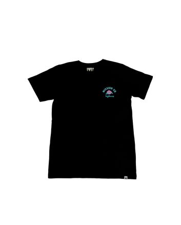 Camiseta de manga corta Mission Rose Hell Logo Negra para niño 