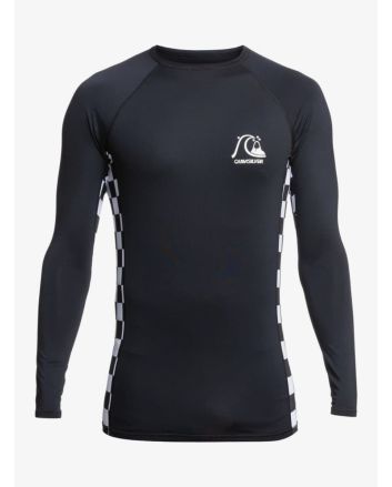 Camiseta de protección solar UPF 50 de manga larga Quiksilver Arch This negra para hombre
