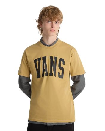 Hombre con camiseta de manga corta Vans Arched Marrón