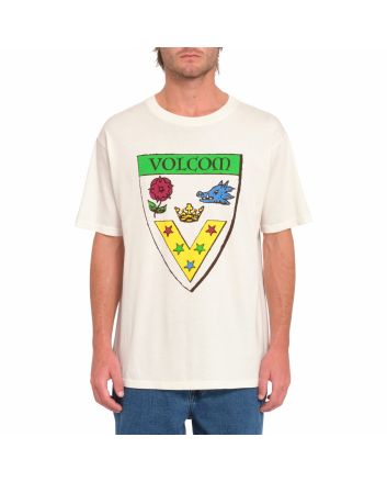 Hombre con camiseta de manga corta Volcom Fergadelic Blanca 