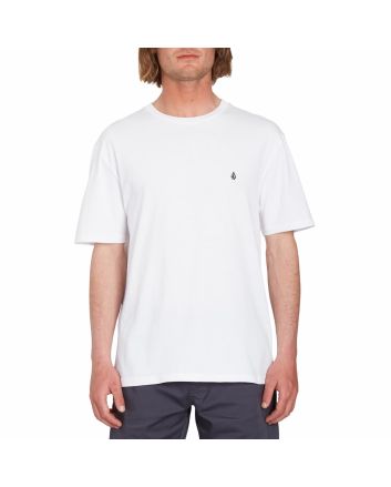 Hombre con Camiseta orgánica de manga corta Volcom Stone Blanks blanca