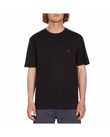 Hombre con camiseta orgánica de manga corta Volcom Stone Blanks Negra