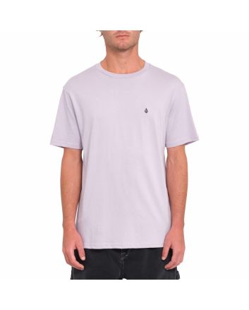 Hombre con camiseta orgánica de manga corta Volcom Stone Blanks Lavanda 