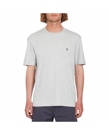 Hombre con Camiseta orgánica de manga corta Volcom Stone Blanks Gris 