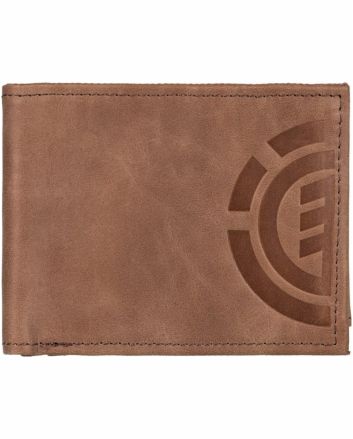 Cartera de triple hoja Element Daily Elite Marrón para hombre