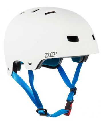 Casco Skateboard Bullet x Santa Cruz Screaming Hand blanco para adulto