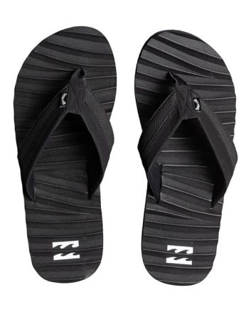 Sandalias de dedo Billabong Dunes Impact negras para hombre
