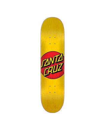 Tabla de Skate Santa Cruz Classic Dot 7.75 x 31.61" amarilla