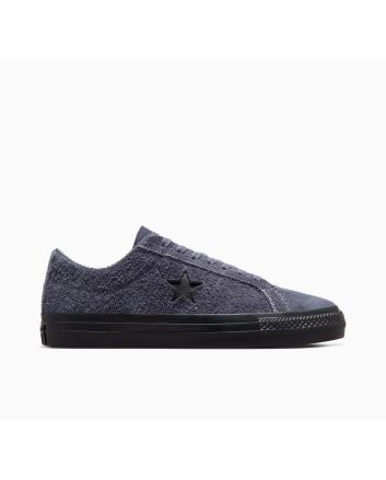 Zapatillas de Skate Converse CONS One Star Pro Shaggy Suede Dark Moth Black para hombre