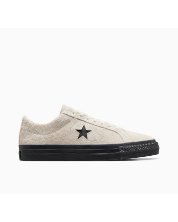 Zapatillas de Skate Converse CONS One Star Pro Shaggy Suede beige y negro para hombre
