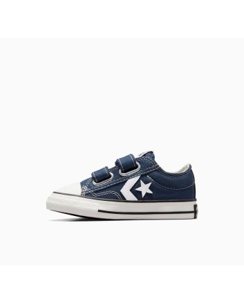Zapatillas con velcro Converse Star Player 76 Easy-On Foundational Canvas Toddler Azul Marino para niños de 1 a 4 años