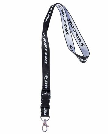 Cinta para llaves Rip Curl RC Corp Lanyard Negra Unisex