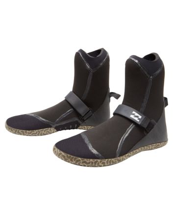 Escarpines de neopreno para surf Punta Redonda Billabong 3mm Furnace negros para hombre
