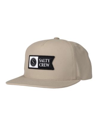 Gorra resistente al agua Salty Crew Alpha Tech 5 Panel Sand Dune para hombre