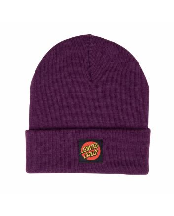 Gorro Santa Cruz Classic Label Beanie morado Unisex