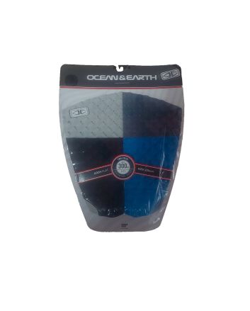Grip para tabla de surf Ocean & Earth One Two Piece 300mm Tail Pad Azul 2 piezas