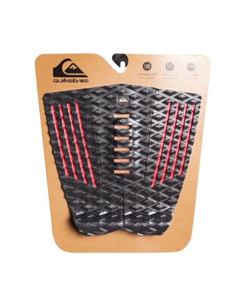 Grip para tablas de surf Quiksilver Suit negro y rojo Pad 3 piezas