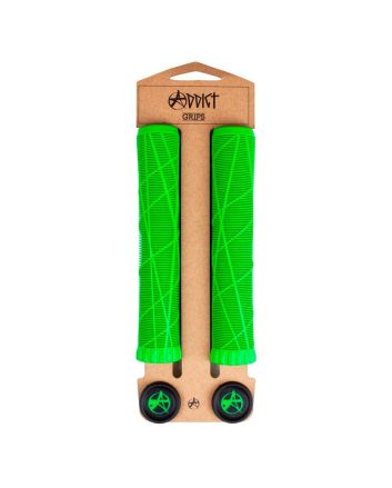 Puños para patinete Addict Scootering OG Grips verde neón 180mm