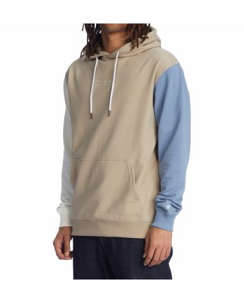 Hombre con sudadera de capucha DC Shoes Riot 2 beige