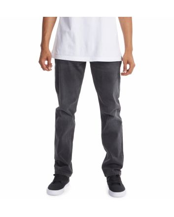 Hombre con Vaquero de corte ajustado DC Shoes Worker Slim Gris Oscuro