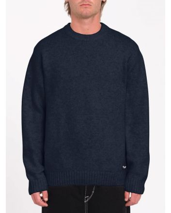 Hombre con jersey de punto Volcom Edmonder II Azul Marino