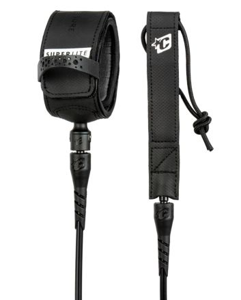 Invento para tabla de surf Creatures Superlite Pro 6' 7mm Leash Negro Plateado