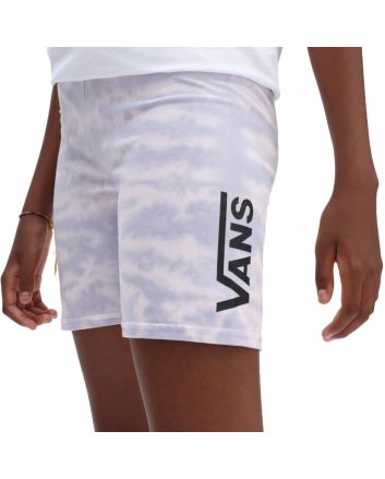 Niña con Pantalón corto Vans Water Wash lavanda 