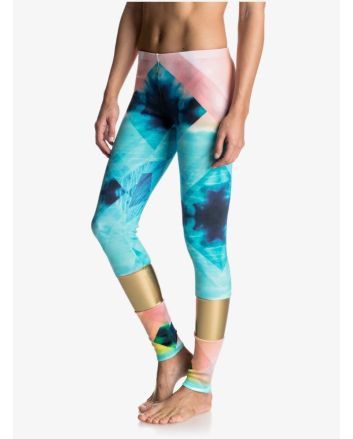 Leggins de Surf Roxy Pop Surf UPF 50+ Multicolor para mujer