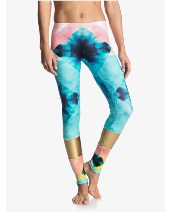 Leggins de Surf Roxy Pop Surf UPF 50+ Multicolor para mujer