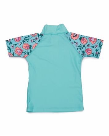 Licra de manga corta con protección UV 50 Rip Curl Mini Anak azul para niño