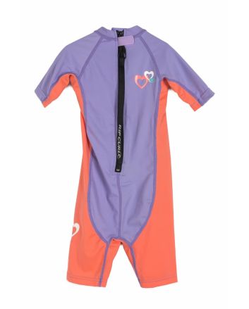 Licra de protección solar Rip Curl Mini Girl UPF 50 Spring Morada para bebé