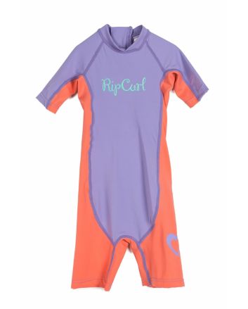 Licra de protección solar Rip Curl Mini Girl UPF 50 Spring Morada para bebé