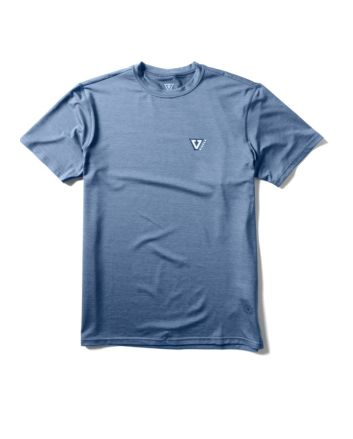 Licra de protección solar con manga corta Vissla Twisted Eco Azul Dusk para hombre