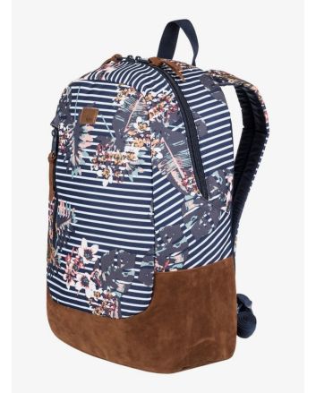 Mochila mediana Roxy Free Your Wild 18 Litros Azul Marino
