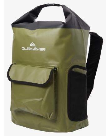 Mochila Mediana estanca para Surf Quiksilver Sea Stash 22L Verde Oliva Sea Spray