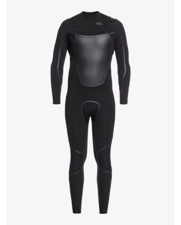 Traje de neopreno con cremallera en el pecho Quiksilver Syncro Plus 5/4/3mm negro para hombre