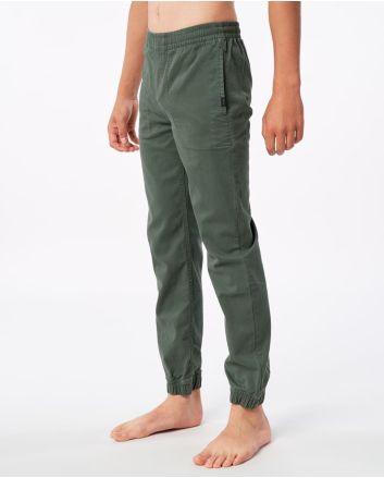 Niño con pantalón elástico Rip Curl Epic Beach verde 